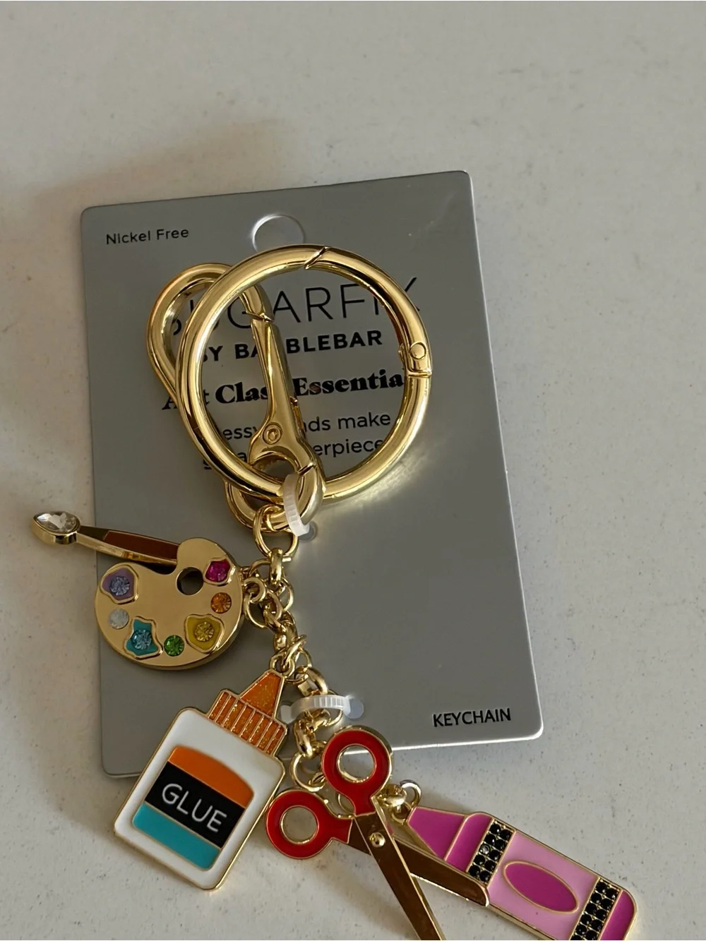 SugarFix by BaubleBar School Craft Tool Charms Keychain